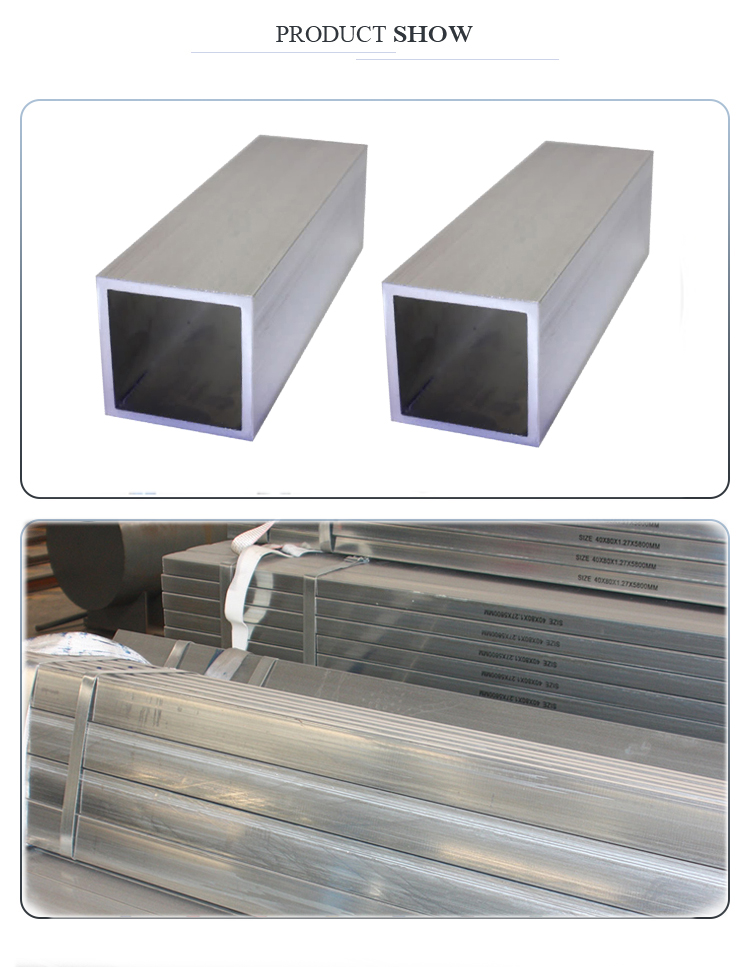 Gi hollow section rectangular and square pipe