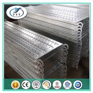 China Supplier Fungsi Cemerlang Keselamatan, Galvanized Steel Plank Dengan Cangkuk Untuk Platform Kerja Dalam Pembinaan