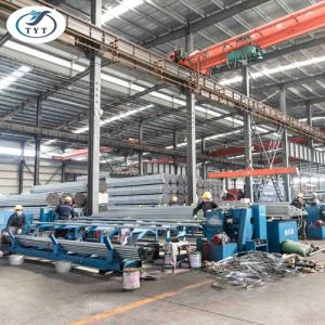 Permukaan Panas Galvanized Steel Tube Zinc Coating